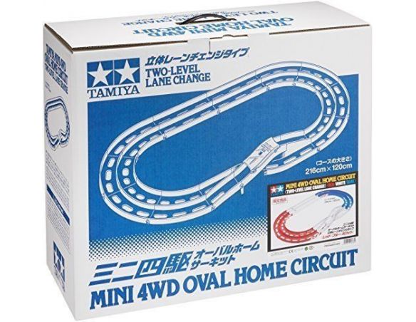 Tamiya 94893 Pista Mini 4WD Oval Home Circuit Two-Level Lane Change Modellino
