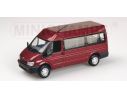 MINICHAMPS 430089400 FORD TRANSIT 2000 PULMINO BUS RED METALLIC Scatola Rovinata Modellino