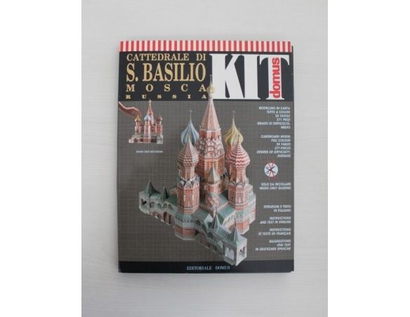 Domus Kit Cattedrale di S.Basilio - Mosca (Russia) 371 pezzi 1:70 Kit Modellino