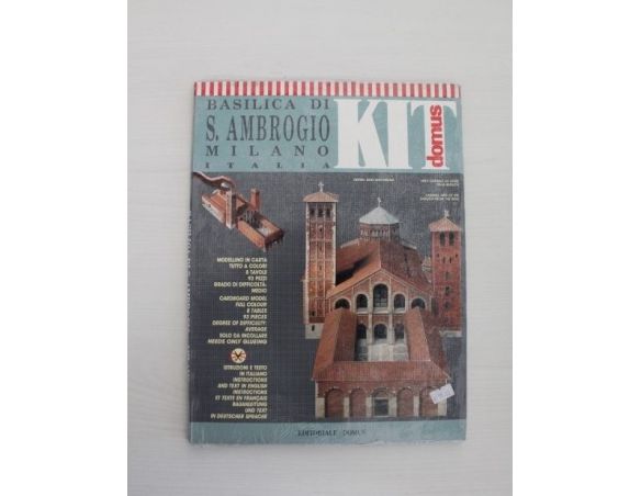 Domus Kit Cattedrale di S.Ambrogio - Milano (Italia) 93 pezzi 1:300 Kit Modellino