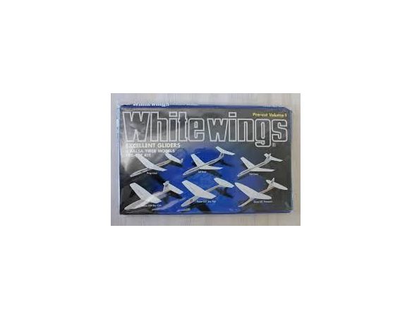 White Wings AG 660 Excellent Gliders 6 Modelli Balsa Pre-Cut Kit Modellino