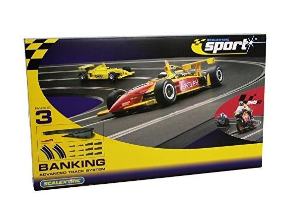 Scalextric C8297 RADIUS 3 BANKED CURVE PISTA ELETTRICA RADICOMANDO