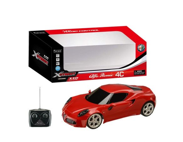 Alfa Romeo 4C RADIOCOMANDO TRIBAND 1:18 Modellino Rocco Giocattoli