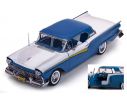 SunStar SS1338 FORD FAIRLANE 500 1957 SKYLINER BLUE/WHITE 1:18 Modellino