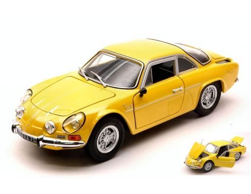 Nostalgie NT063 RENAULT ALPINE A110 1600 S 1971 YELLOW 1:24 Modellino