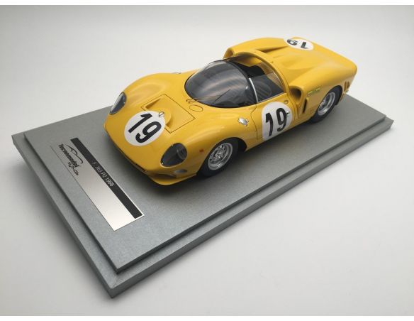 Tecnomodel TMD1820G FERRARI 365 P2 N.19 ECURIE FRANCORCH.TEST LM 1966  BEURLY'S-DERNIER-ICKS Modellino