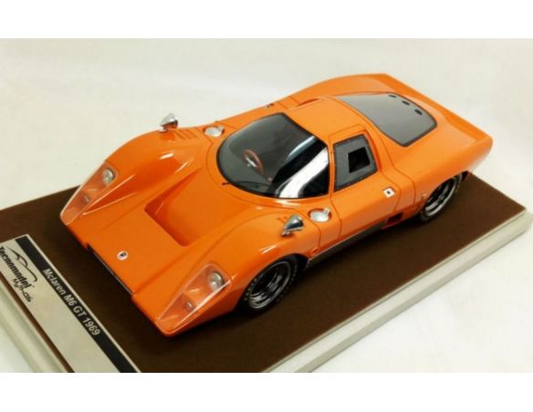 Tecnomodel TMD1840A MC LAREN M6 GT 1969 PAPAYA ORANGE LIM.100 PCS 1:18 Modellino
