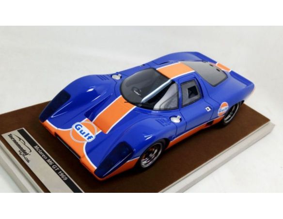 Tecnomodel TMD1840C MC LAREN M6 GT 1969 GULF EDITION LIM.100 PCS 1:18 Modellino
