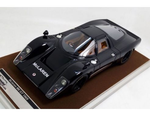 Tecnomodel TMD1840E MC LAREN M6 GT 1969 GLOSS BLACK LIM.50 PCS 1:18 Modellino