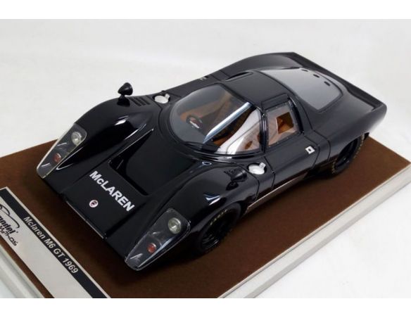 Tecnomodel TMD1840E MC LAREN M6 GT 1969 GLOSS BLACK LIM.50 PCS 1:18 Modellino