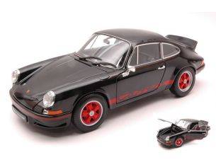 Welly WE18044BK PORSCHE 911 CARRERA RS 1973 BLACK/RED 1:18 Modellino