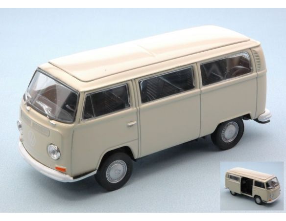 Welly WE42347WCR VW BUS T2 1972 CREAM cm 11 Modellino