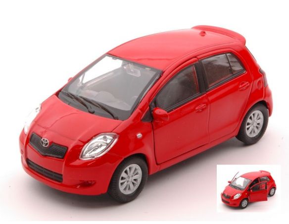 Welly WE42396R TOYOTA YARIS RED cm 11 Modellino