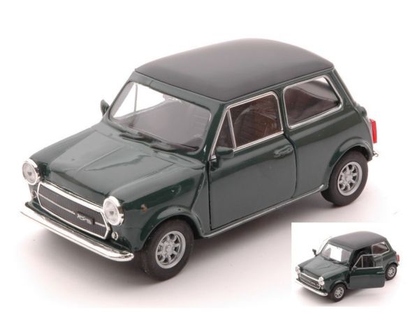 Welly WE43609WGN MINI COOPER 1300 GREEN/BLACK cm 11 Modellino