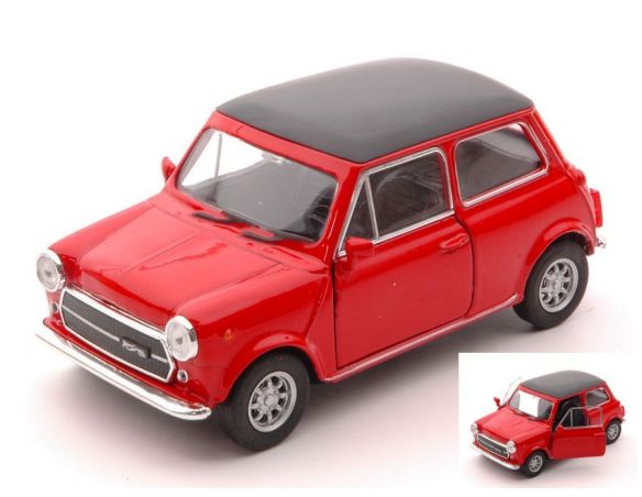 Welly WE43609WR MINI COOPER 1300 RED/BLACK cm 11 Modellino