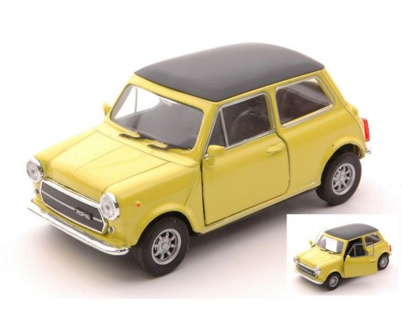 Welly WE43609WY MINI COOPER 1300 YELLOW/BLACK cm 11 Modellino
