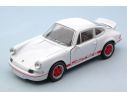 Welly WE43653WW PORSCHE CARRERA RS 1973 WHITE W/RED STRIPES cm 11 Modellino