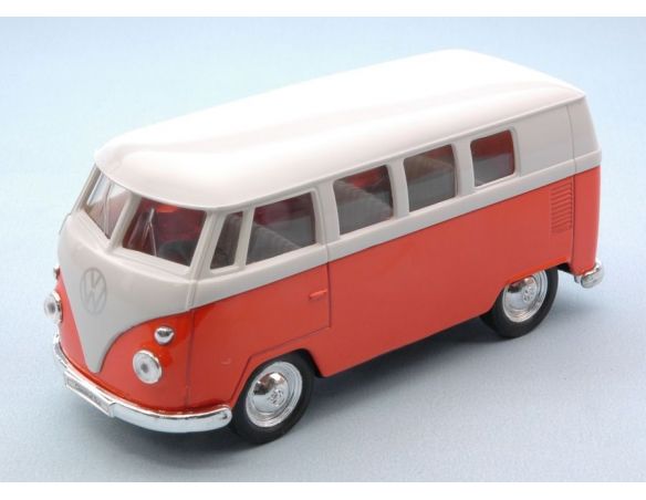 Welly WE49764WO VW T1 BUS 1963 ORANGE/WHITE cm 11 Modellino