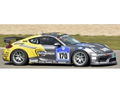 Spark Model SG258 PORSCHE CAYMAN GT4 N.170 24 H NURBURGRING 2016 BREUER-GEBHARDT 1:43 Modellino