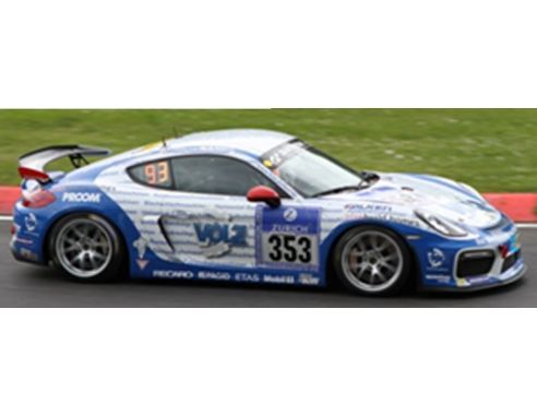 Spark Model SG259 PORSCHE CAYMAN GT4 N.353 24 H NURBURGRING 2016 KEILWERTH-WAWER 1:43 Modellino