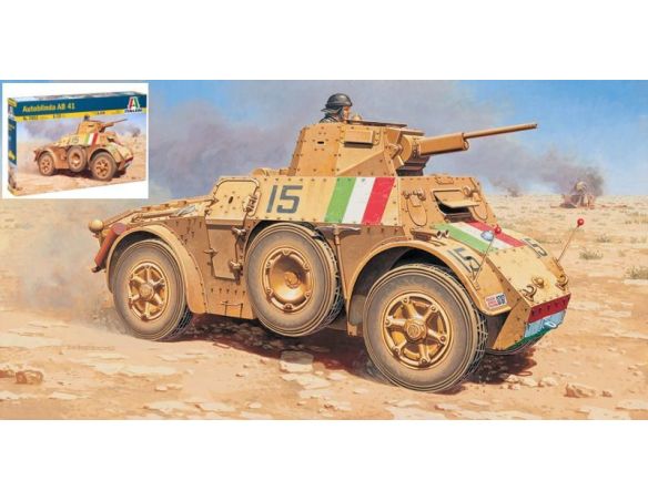 Italeri IT7051 AUTOBLINDA AB 41 KIT 1:72 Modellino