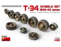 Miniart MIN35239 T-34 WHEELS SET 1942-43 SERIES  KIT 1:35 Modellino