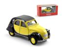 Norev NV310506 CITROEN 2CV CHARLESTON 1982 BLACK/YELLOW 1:64 Modellino