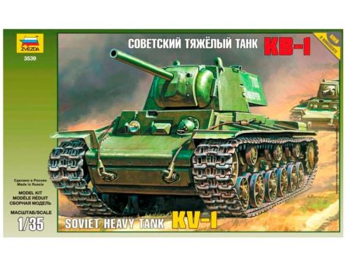Zvezda Z3539 SOVIET HEAVY TANK KV-1 KIT 1:35 Modellino