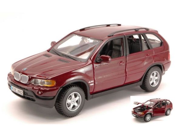 Bburago BU22001R BMW X 5 BORDEAUX 1:24 Modellino