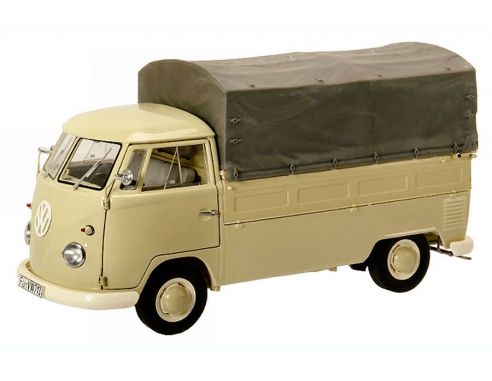 Schuco SH0370 VW T1B PICK UP CANVAS BEIGE 1:18 Modellino