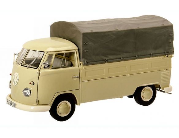 Schuco SH0370 VW T1B PICK UP CANVAS BEIGE 1:18 Modellino