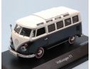 Schuco SH3696 VW T1c SAMBA BUS 1964 BLACK/WHITE 1:43 Modellino