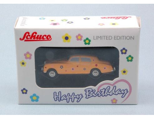 Schuco SH5176 PICCOLO ROLLS ROYCE SILVER CLOUD HAPPY BIRTHDAY 2017 cm 5,5 Modellino