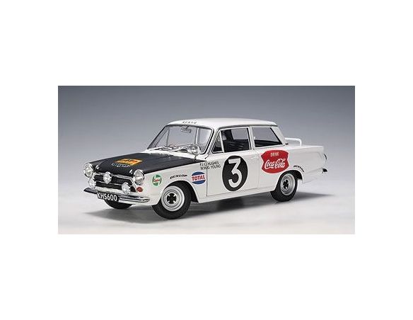 Auto Art / Gateway AA86428 FORD CORTINA MK I N.3 SAFARI'64 1:18 Modellino