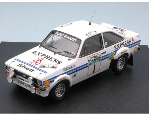 Trofeu TF1018 FORD ESCORT MK II EXPRESS N.1 4th R.A.C. 1977 CLARK-PEGG 1:43 Modellino