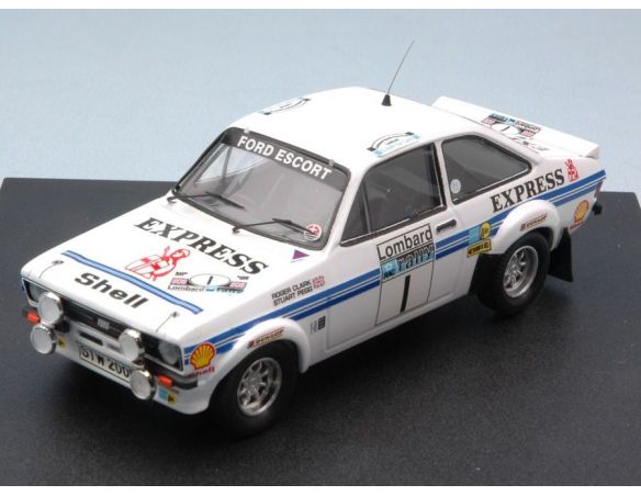 Trofeu TF1018 FORD ESCORT MK II EXPRESS N.1 4th R.A.C. 1977 CLARK-PEGG 1:43 Modellino