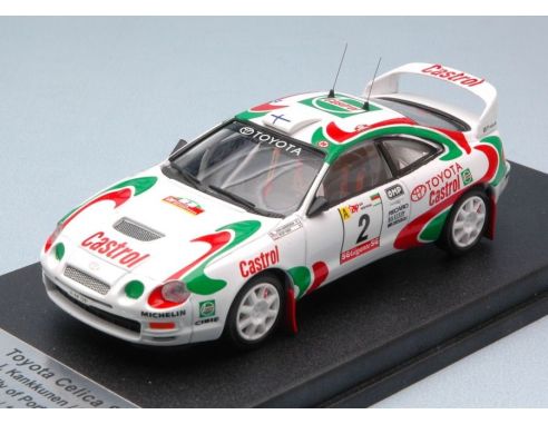 Trofeu TFRRAL47 TOYOTA CELICA N.2 2nd RALLY OF PORTUGAL 1995 KANKKUNEN-GRIST 1:43 Modellino