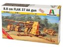 Italeri IT6602 8.8 Cmflak 37 AA Gun Kit 1:48 Modellino