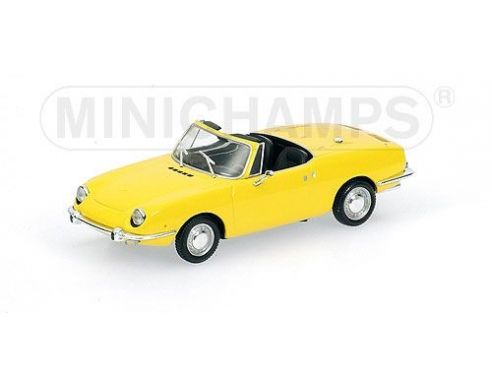 MINICHAMPS 400121232 Fiat 850 Sport spider Gialla 1968 1:43  Modellino