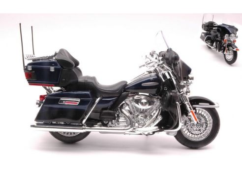 Maisto MI32323BK HARLEY DAVIDSON FLHTK ELECTRA GLIDE ULTRA LIMITED 2013 BLUE/BLACK 1:12 Modellino