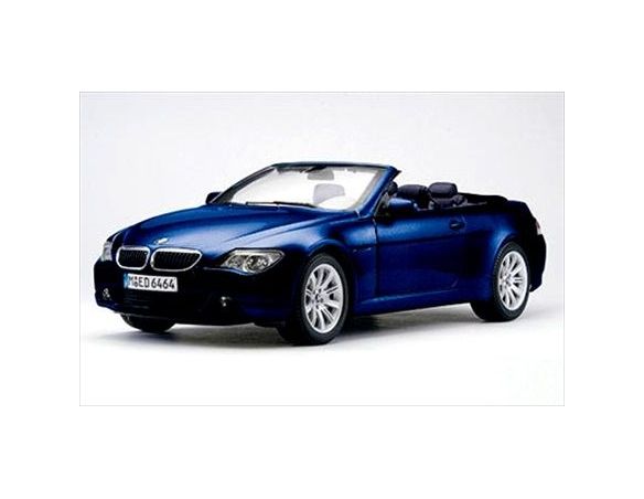 Kyosho 03512BL Bmw Serie 6 Blu 645 Ci Convertible 2004 1:43  Modellino