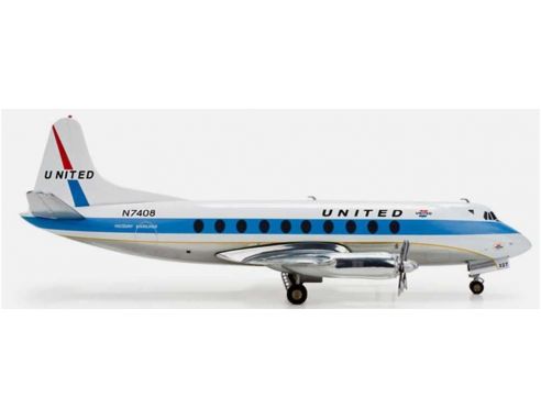 HERPA AEREO 553681 VICKER VISCOUNT 700 1/200 Modellino