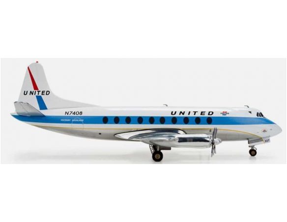 HERPA AEREO 553681 VICKER VISCOUNT 700 1/200 Modellino