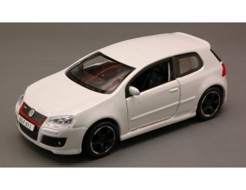Bburago BU43205W VW GOLF GTI V SERIE 2005 WHITE 1:32 Modellino