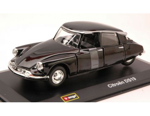 BBURAGO BU43210F CITROEN DS 19 BLACK 1:32 Modellino