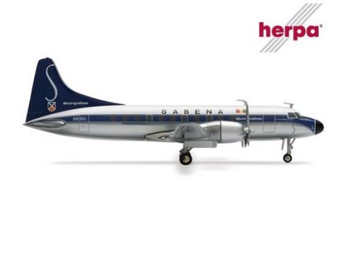 HERPA AEREO 552196 SABENA CONVAIR 440 METROPOLITAN 1/200 Modellino