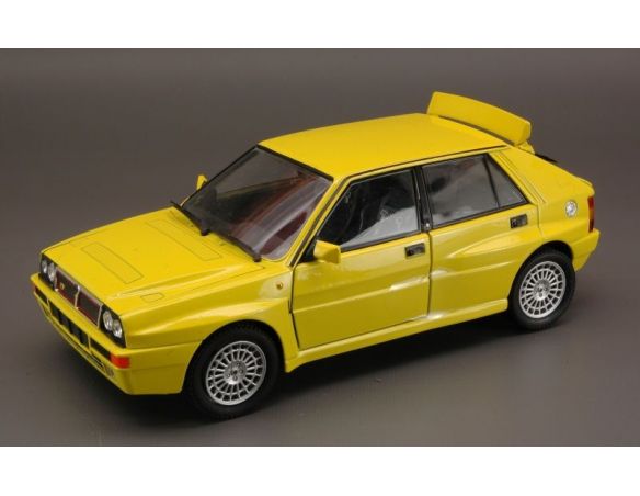 Bburago BU22129Y LANCIA DELTA HF INTEGRALE EVO 2 1993 YELLOW 1:24 Modellino