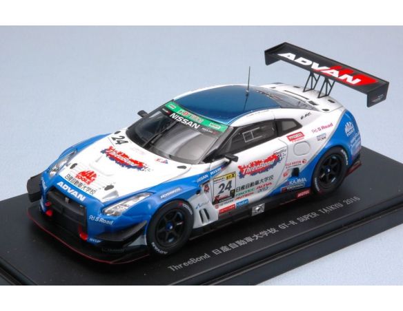 Ebbro EB45484 NISSAN GT-R N.24 SUPER TAIKYU 2016 Y.UCHIDA-T.FUJII-K.HIRAMINE 1:43 Modellino