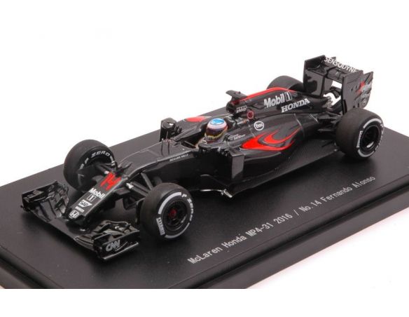 Ebbro EB45486 MC LAREN HONDA MP4-31 FERNANDO ALONSO 2016 N.14 1:43 Modellino