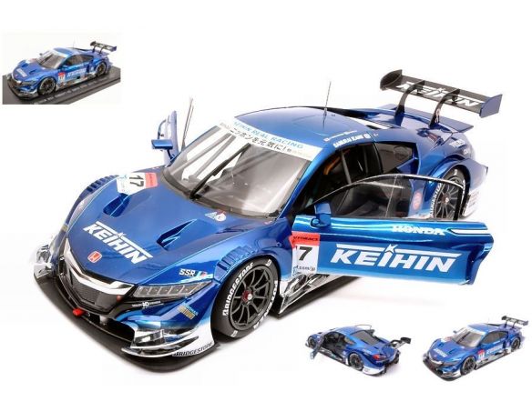 Ebbro EB81035 HONDA NSX N.17 12th S.GT500 OKAYAMA 2015 K.TSUKAKOSHI-H.MUTOH 1:18 Modellino